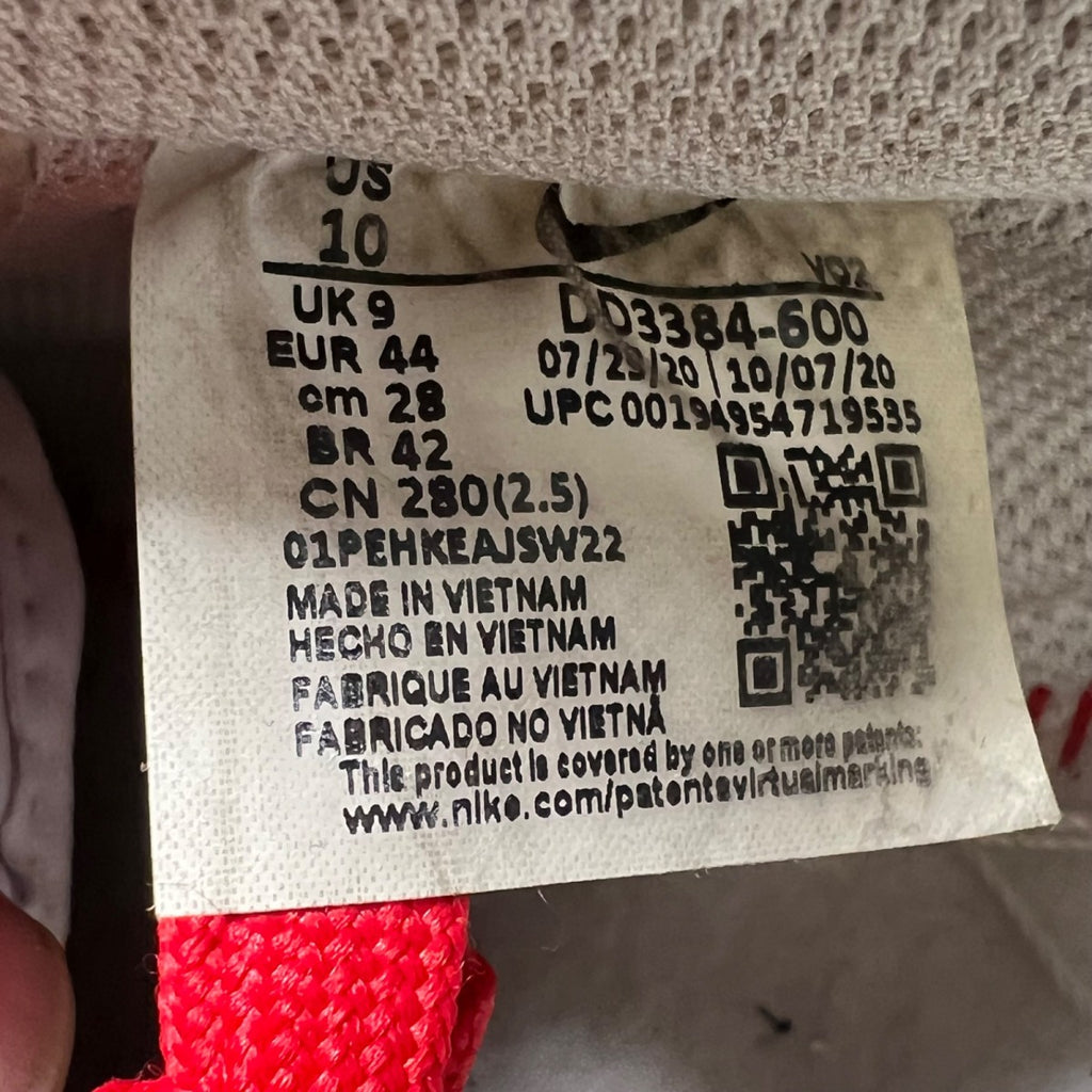 Nike Air Force 1 Low '07 QS Valentine's Day Love Letter 10 (Moderately Worn Pre-Owned)NikeTulip Pink/University Red-White - Image 7