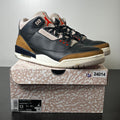 Jordan 3 Retro Desert Elephant 13 (Moderately Worn Pre-Owned)JordanBlack/Rush Orange/Fossil Stone/Sail - Image 1
