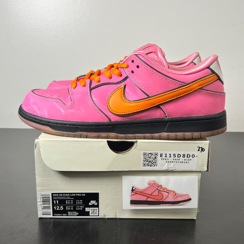 Nike SB Dunk Low The Powerpuff Girls Blossom 11 (Lightly Worn Pre-Owned)NikeLotus Pink/Digital Pink/Medium Soft Pink - Image 3