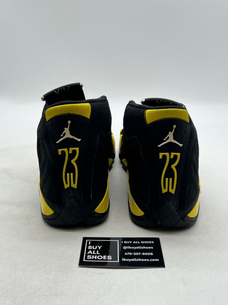 Jordan 14 Retro Thunder 11.5 (Heavily Worn Pre-Owned) - Image 3