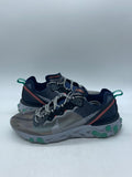 Nike React Element 87 Black Neptune Green 12 (Moderately Worn Pre-Owned) - Image 1