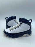 Jordan 9 Retro Pearl Blue 9 (Moderately Worn Pre-Owned)JordanWhite/University Blue-Midnight Navy - Image 1
