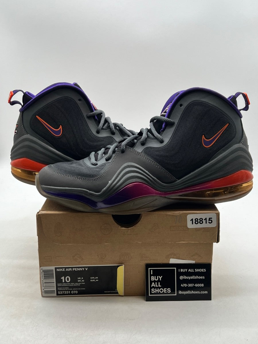 Nike Penny V Phoenix Suns 10 (Lightly Worn Pre-Owned) - Image 1