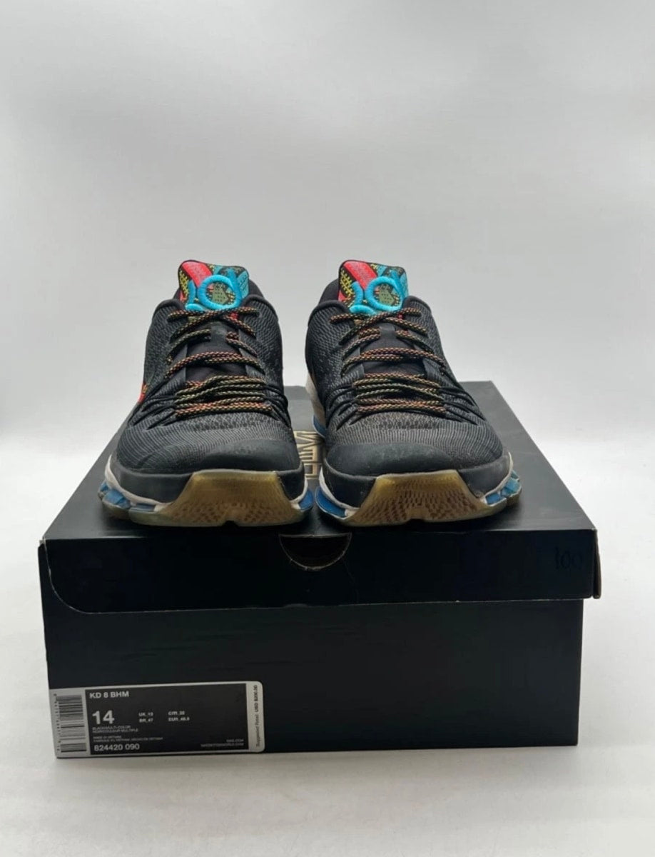 Nike KD 8 BHM (2016) 14 (Moderately Worn Pre-Owned)NikeBlack/Multi-Color - Image 2
