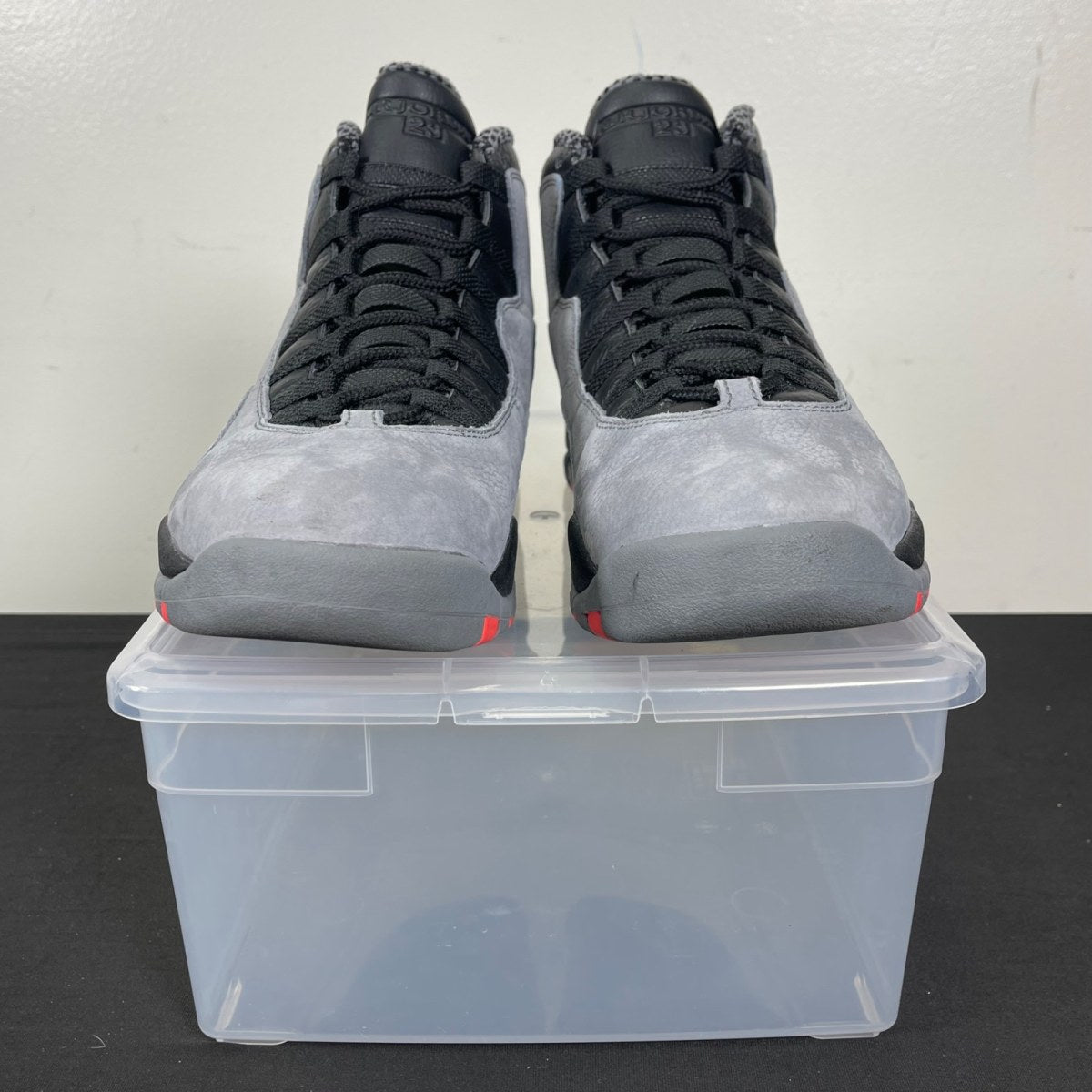 Jordan 10 Retro Cool Grey 10.5 (Moderately Worn Pre-Owned)JordanCool Grey/Black-Infrared - Image 2