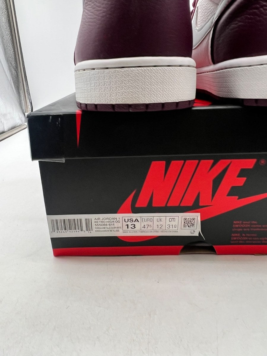 Jordan 1 Retro High OG Bordeaux 13 (Lightly Worn Pre-Owned) - Image 6