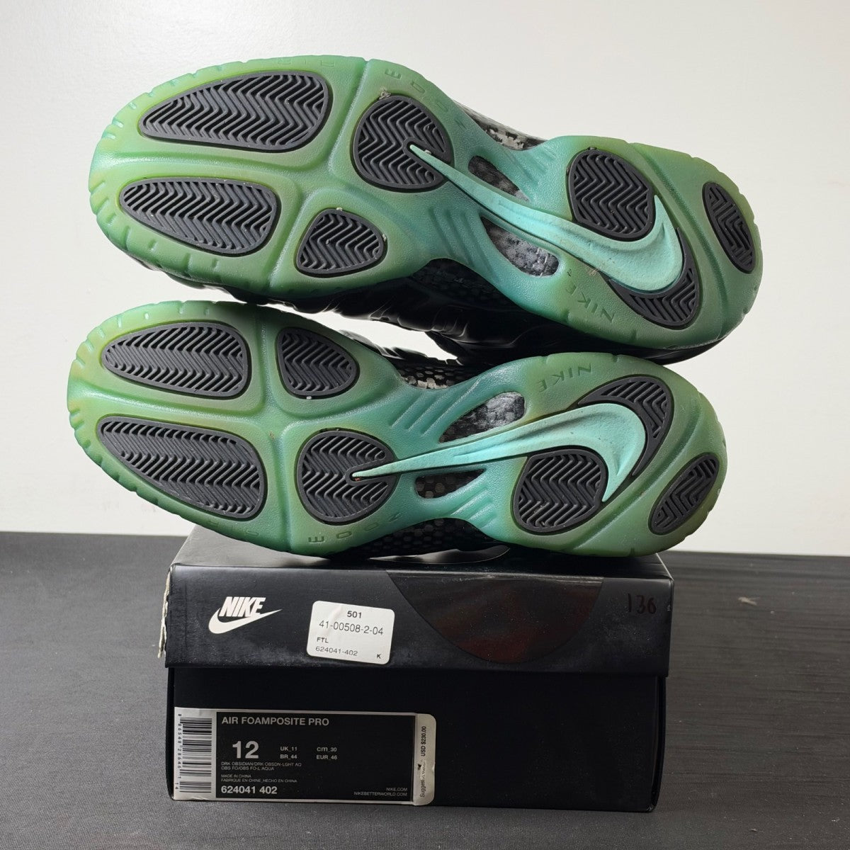 Nike Air Foamposite Pro Dark Obsidian (Size 12) - Image 6