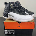 Jordan 12 Retro Playoffs (2022) 9.5 (Moderately Worn Pre-Owned)JordanBlack/Varsity Red-White - Image 1