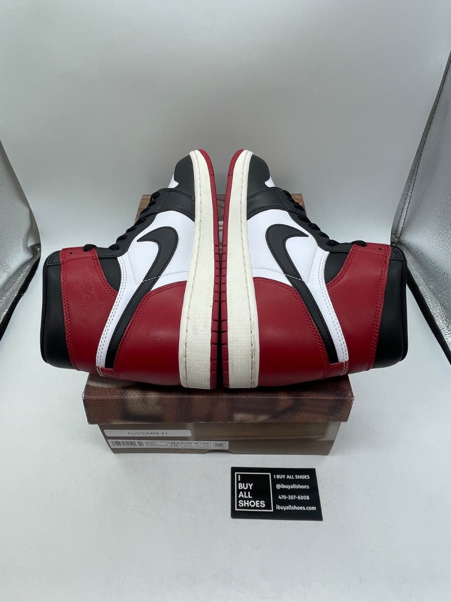 Jordan 1 Retro High OG Black Toe Reimagined 10.5 (Moderately Worn Pre-Owned) - Image 6
