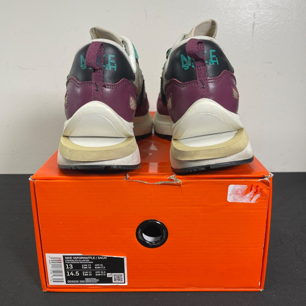 Nike Vaporwaffle sacai Villain Red Neptune Green (Size 13) - Image 4