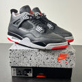 Jordan 4 Retro Bred Reimagined 11 (Lightly Worn Pre-Owned)JordanBlack/Cement Grey/Varsity Red/Summit White - Image 1