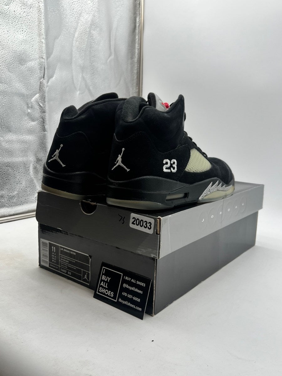 Jordan 5 Retro Black Metallic (2011) 11 (Heavily Worn Pre-Owned) - Image 5