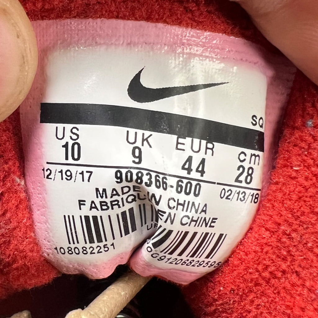 Nike Air Max 1 Curry Pack (Red) 10 (Moderately Worn Pre-Owned)NikeTough Red/Mushroom-Rush Red-Pale Vanilla - Image 6