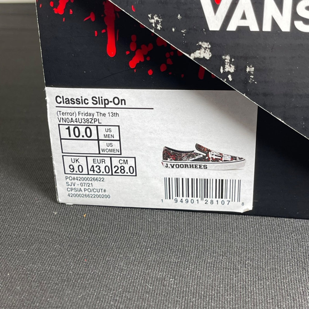 Vans Classic Slip-On Horror Pack Friday the 13th Jason Voorhees (Size 10) - Image 7