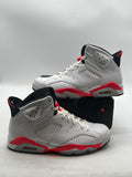 Jordan 6 Retro Infrared White (2014) 10.5 (Moderately Worn Pre-Owned)JordanWhite/Infrared - Image 1