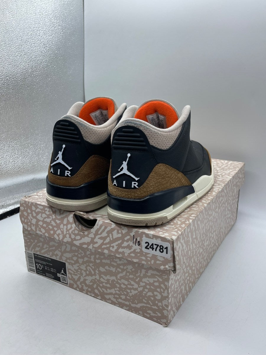 Jordan 3 Retro Desert Elephant 10.5 (Moderately Worn Pre-Owned)JordanBlack/Rush Orange/Fossil Stone/Sail - Image 5