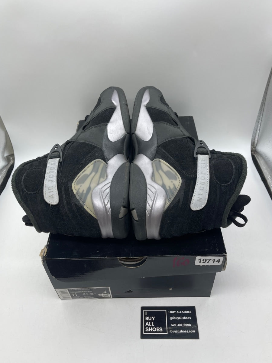 Jordan 8 Retro Winterized Gunsmoke 11 (Moderately Worn Pre-Owned) - Image 6