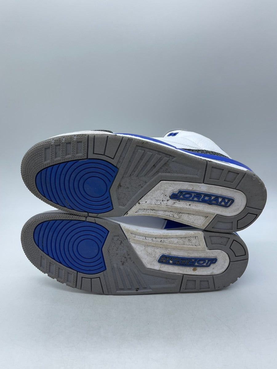 Jordan 3 Retro Racer Blue 11 (Moderately Worn Pre-Owned) - Image 7