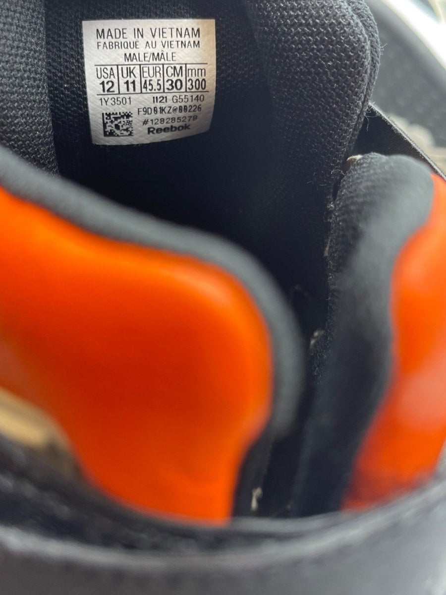 Reebok InstaPump Fury Zone 'Black White' 12 (Moderately Worn Pre-Owned) - Image 8