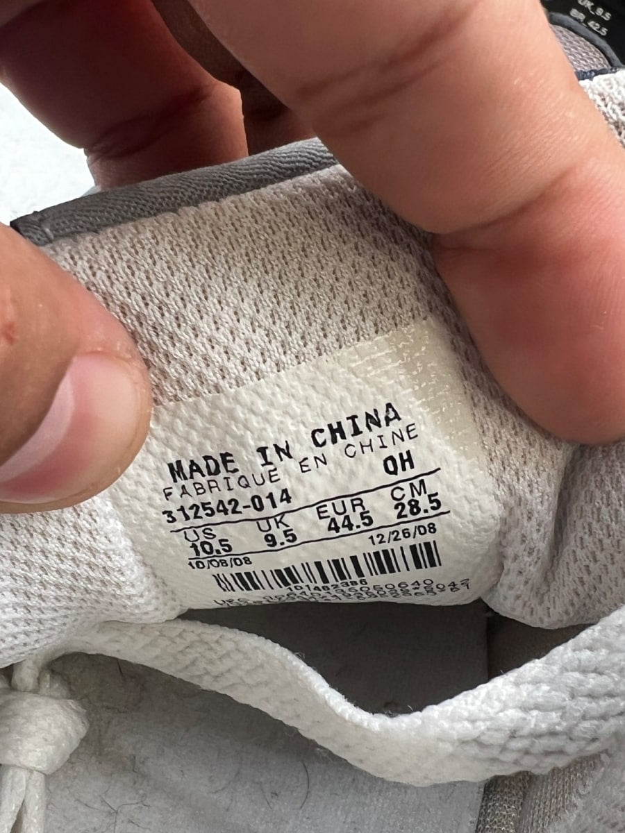 Nike Air Max 1 'Dark Grey Obsidian' 10.5 (Moderately Worn Pre-Owned) - Image 7