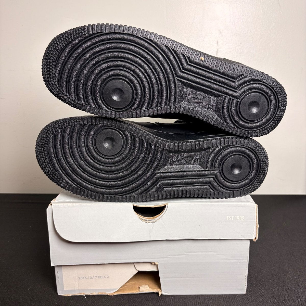 Nike Air Force 1 High Triple Black (Size 8) - Image 5