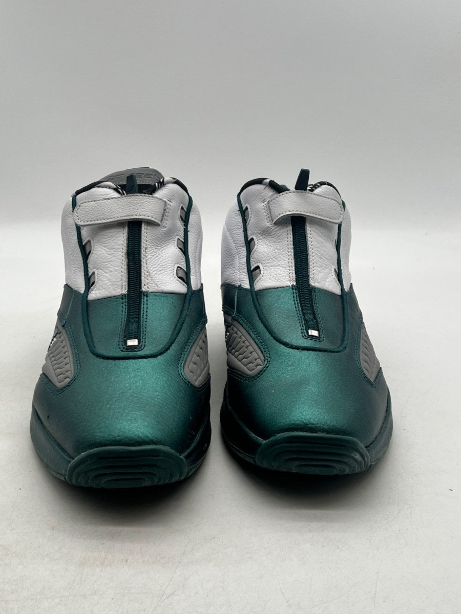 Reebok Answer IV The Tunnel 13 (Moderately Worn Pre-Owned)ReebokDeep Teal/Footwear White/Solid Grey - Image 2