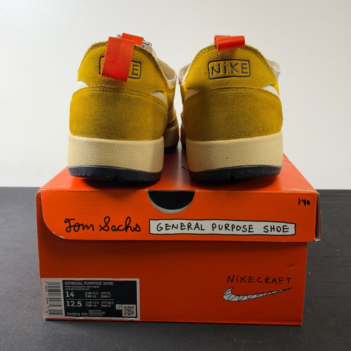 NikeCraft General Purpose Shoe Tom Sachs Archive Dark Sulfur (Size 14W / 12.5M) - aux