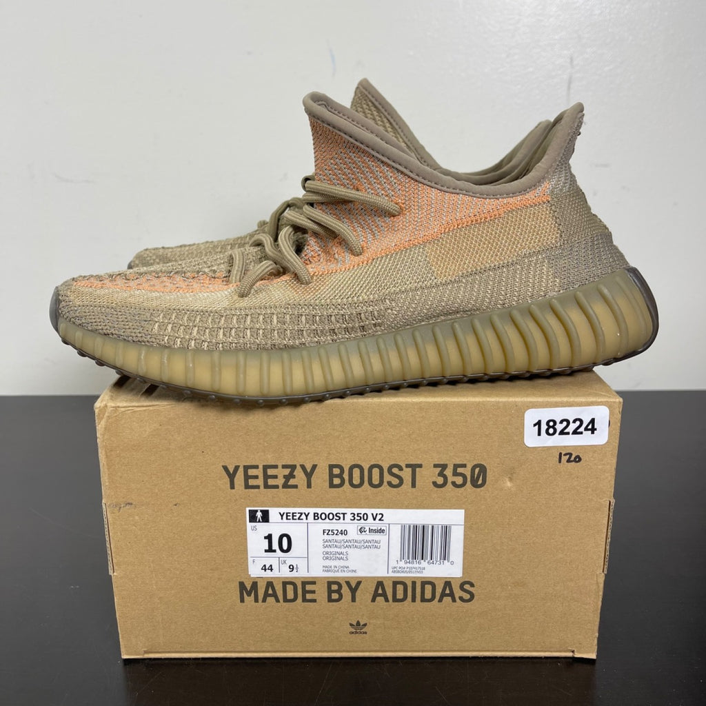 adidas Yeezy Boost 350 V2 Sand Taupe 10 (Moderately Worn Pre-Owned)adidasSand Taupe/Sand Taupe/Sand Taupe - Image 3