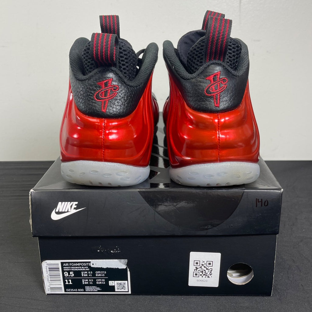 Nike Air Foamposite One Metallic Red (2023) 9.5 (Moderately Worn Pre-Owned)NikeVarsity Red/Black-White - Image 4