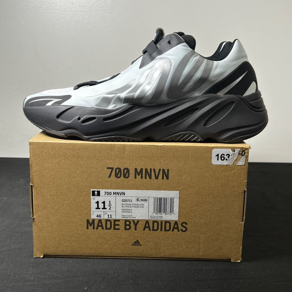 adidas Yeezy Boost 700 MNVN Blue Tint 11.5 (Lightly Worn Pre-Owned)adidasBlue Tint/Black - Image 3
