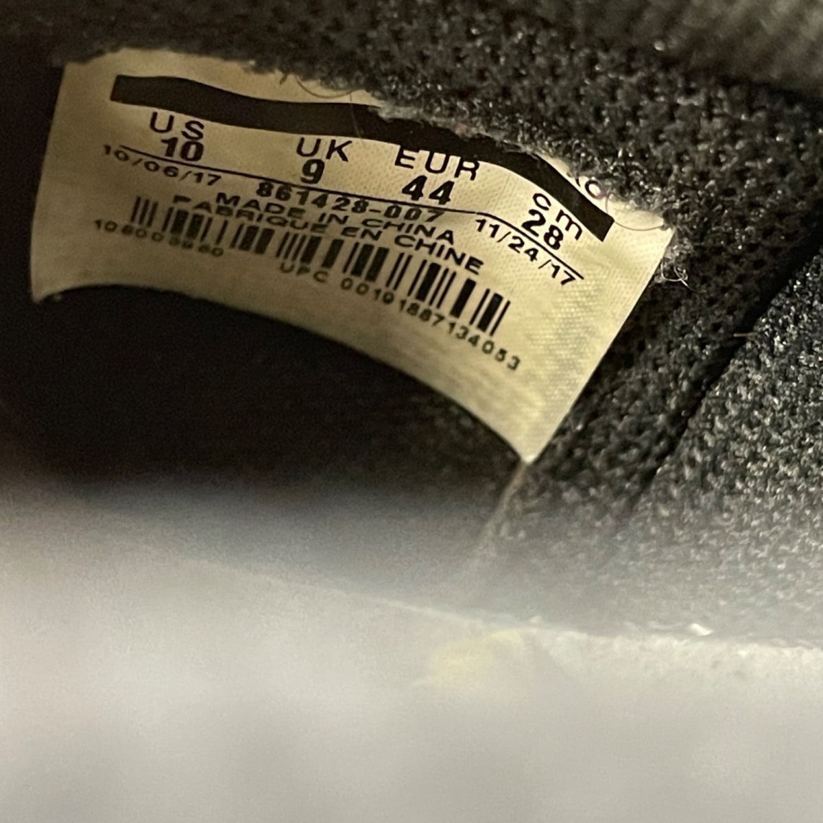 Jordan 1 Retro High NRG Patent Gold Toe 10 (Moderately Worn Pre-Owned)JordanBlack/Metallic Gold-Summit White - Image 6