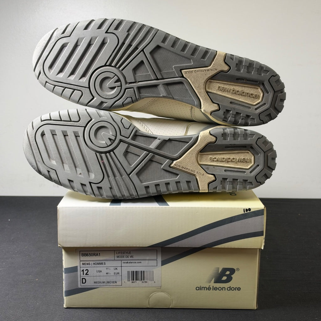 New Balance 650R Aime Leon Dore White Grey (Size 12) - Image 6