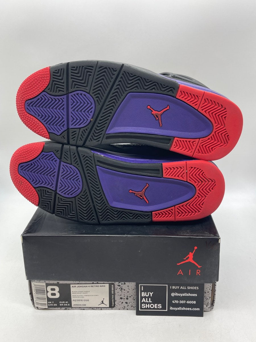Jordan 4 Retro Raptors Drake OVO (2019) 8 (Moderately Worn Pre-Owned) - Image 7