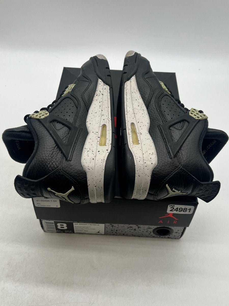 Jordan 4 Retro Oreo (2015) 8 (Lightly Worn Pre-Owned)JordanBlack/Tech Grey-White - Image 9