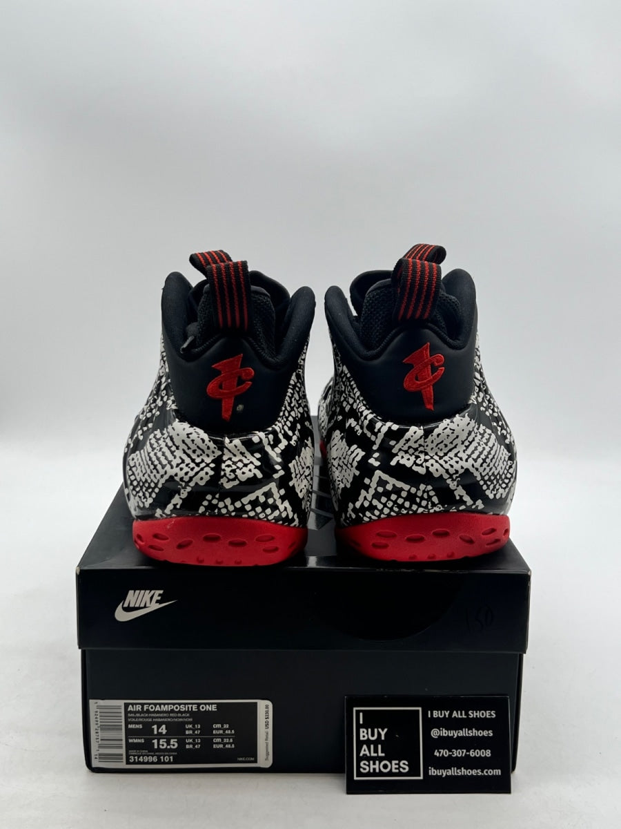Nike Air Foamposite One Albino Snakeskin 14 (Lightly Worn Pre-Owned) - Image 3