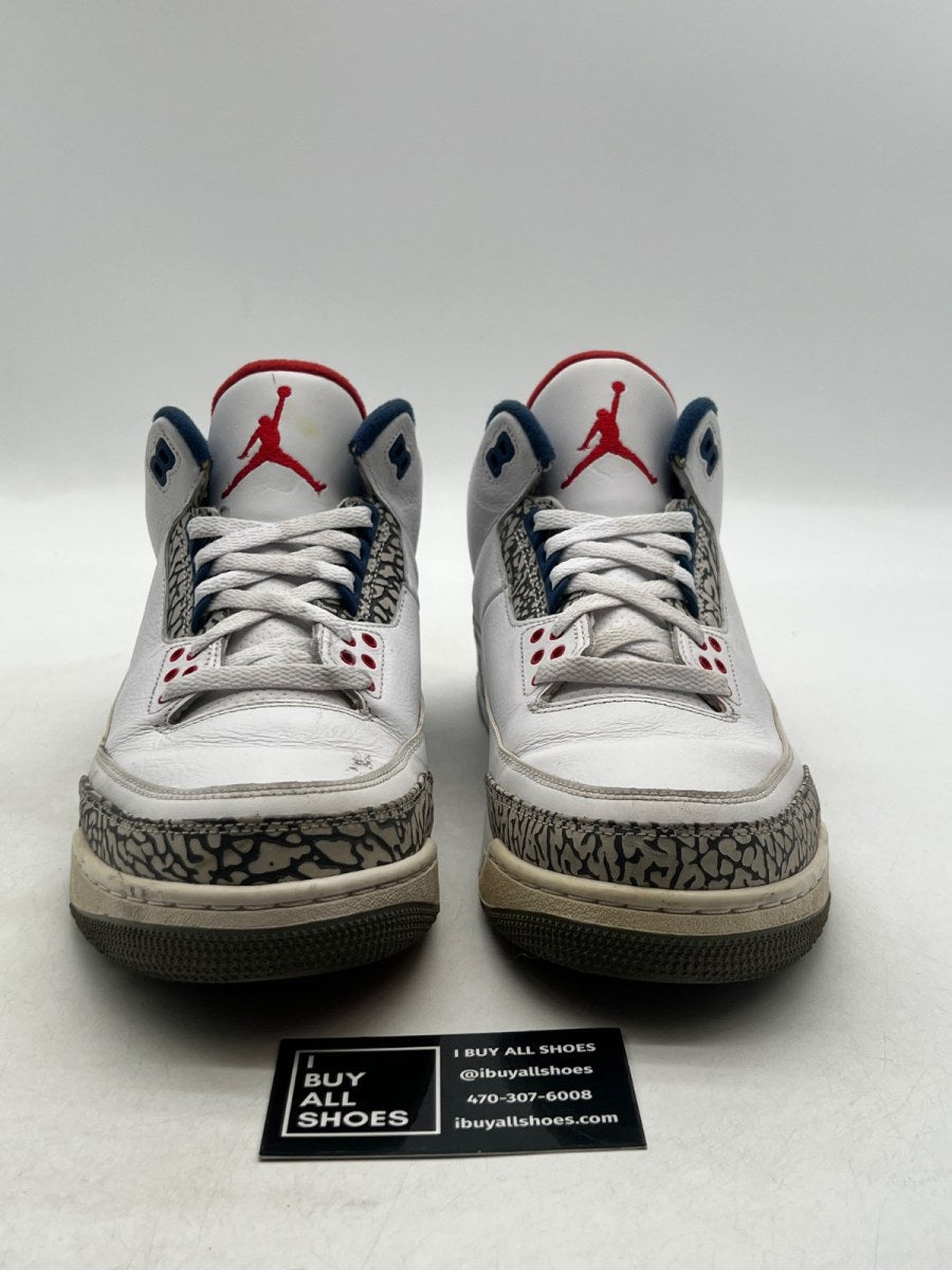 Jordan 3 Retro True Blue (2016) 11.5 (Heavily Worn Pre-Owned) - Image 2