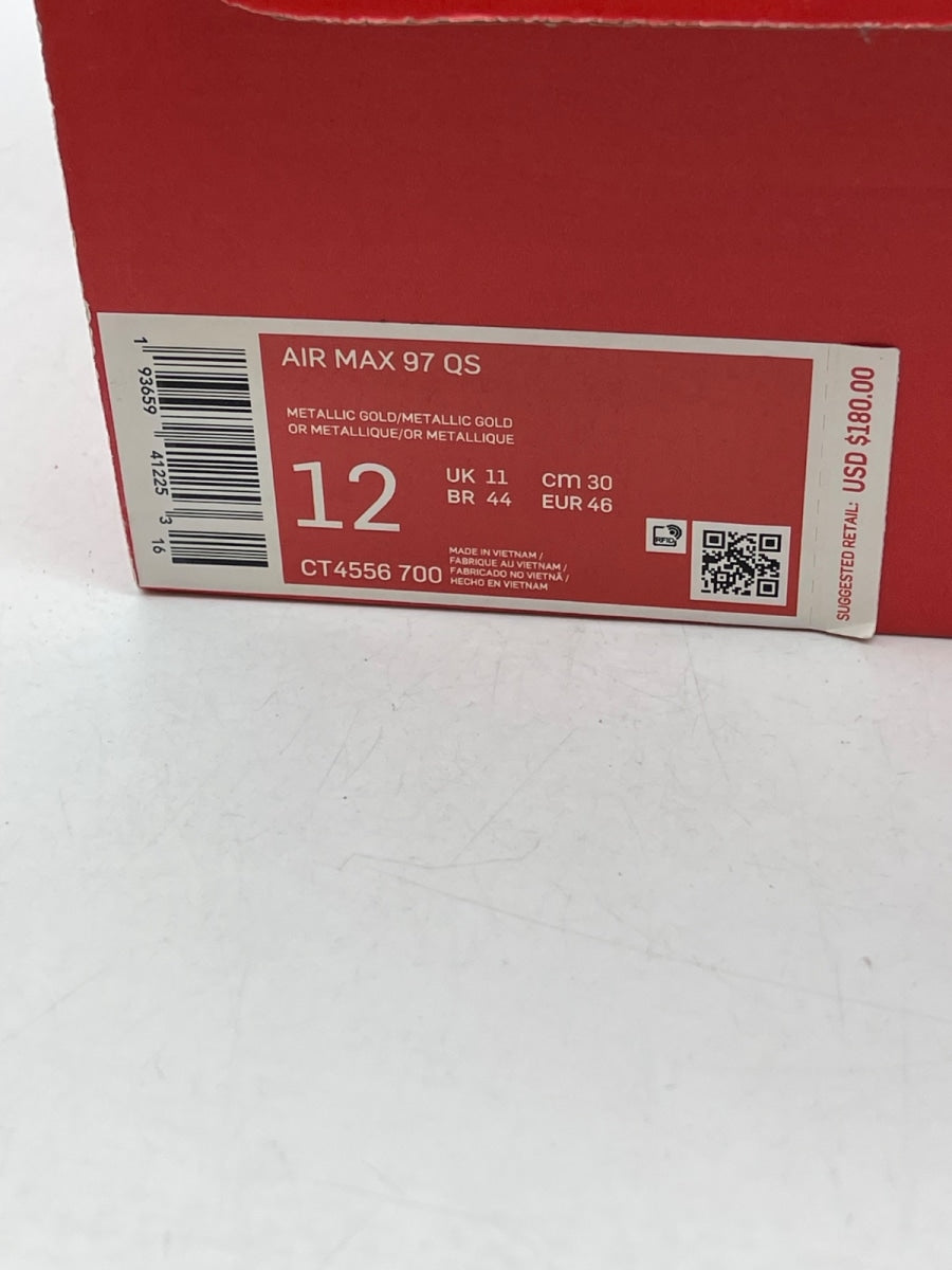 Nike Air Max 97 Gold Medal 12 (Moderately Worn Pre-Owned) - Image 9
