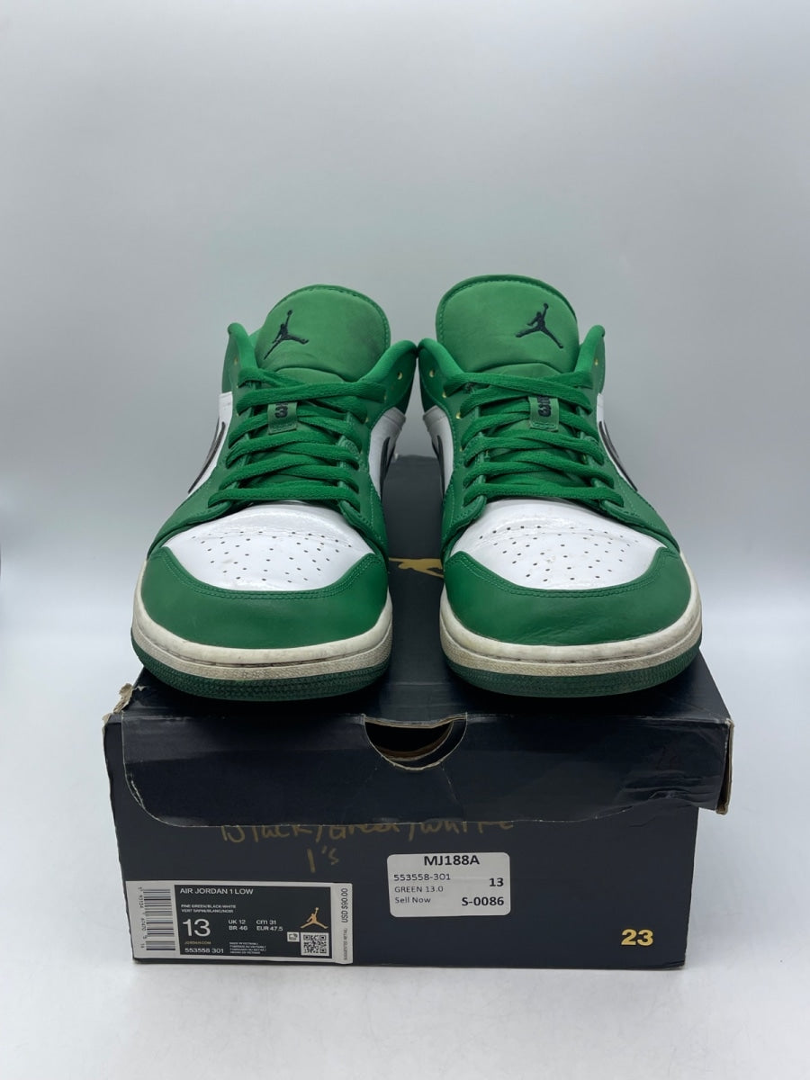 Jordan 1 Low Pine Green 13 (Moderately Worn Pre-Owned) - Image 2