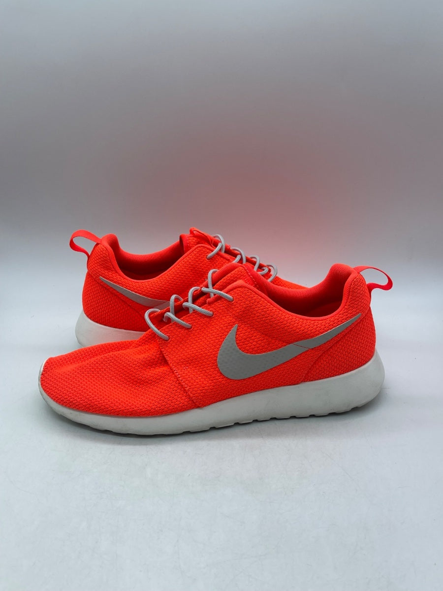 Nike Roshe Run Total Crimson Gamma Grey 12 (Moderately Worn Pre-Owned) - Image 1