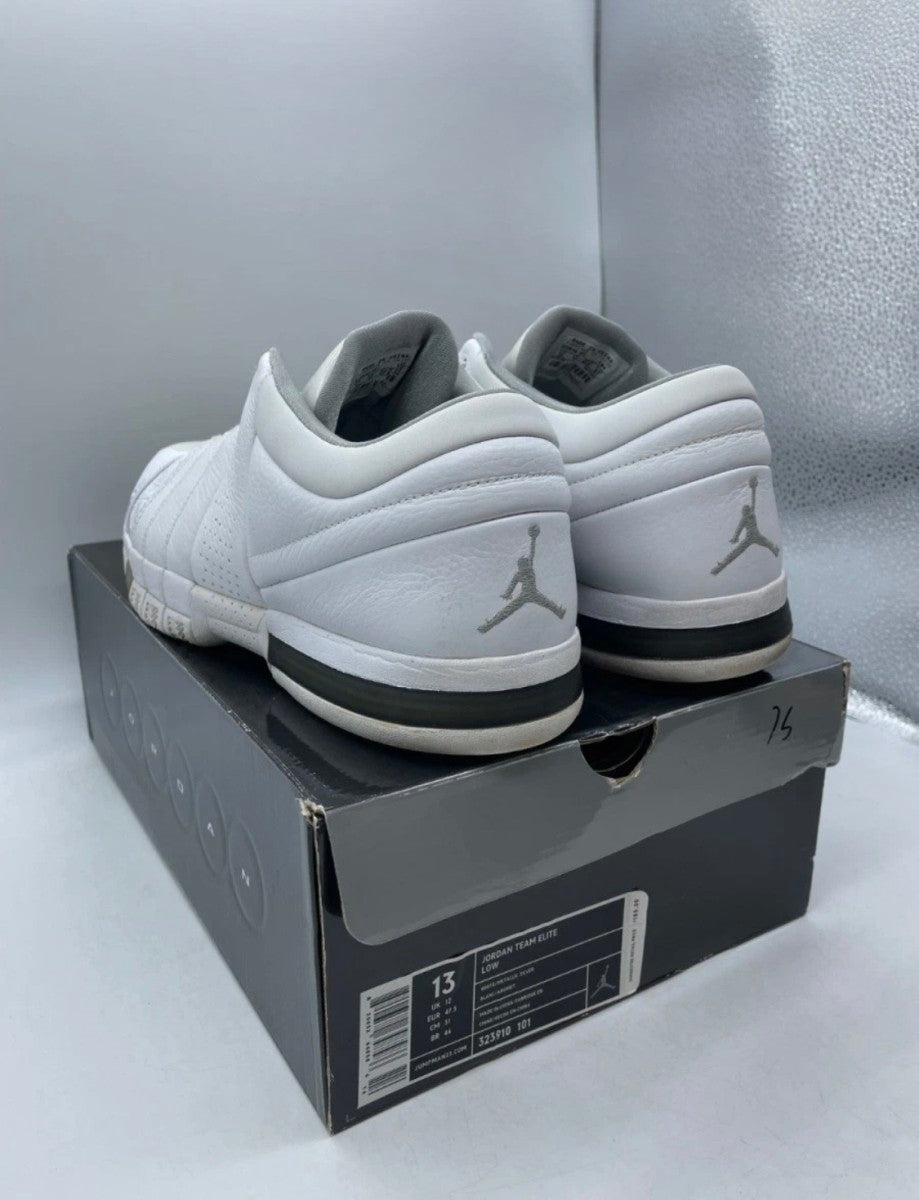 Air Jordan Team Elite Low 'White' 13 (Moderately Worn Pre-Owned)Air Jordan - Image 4