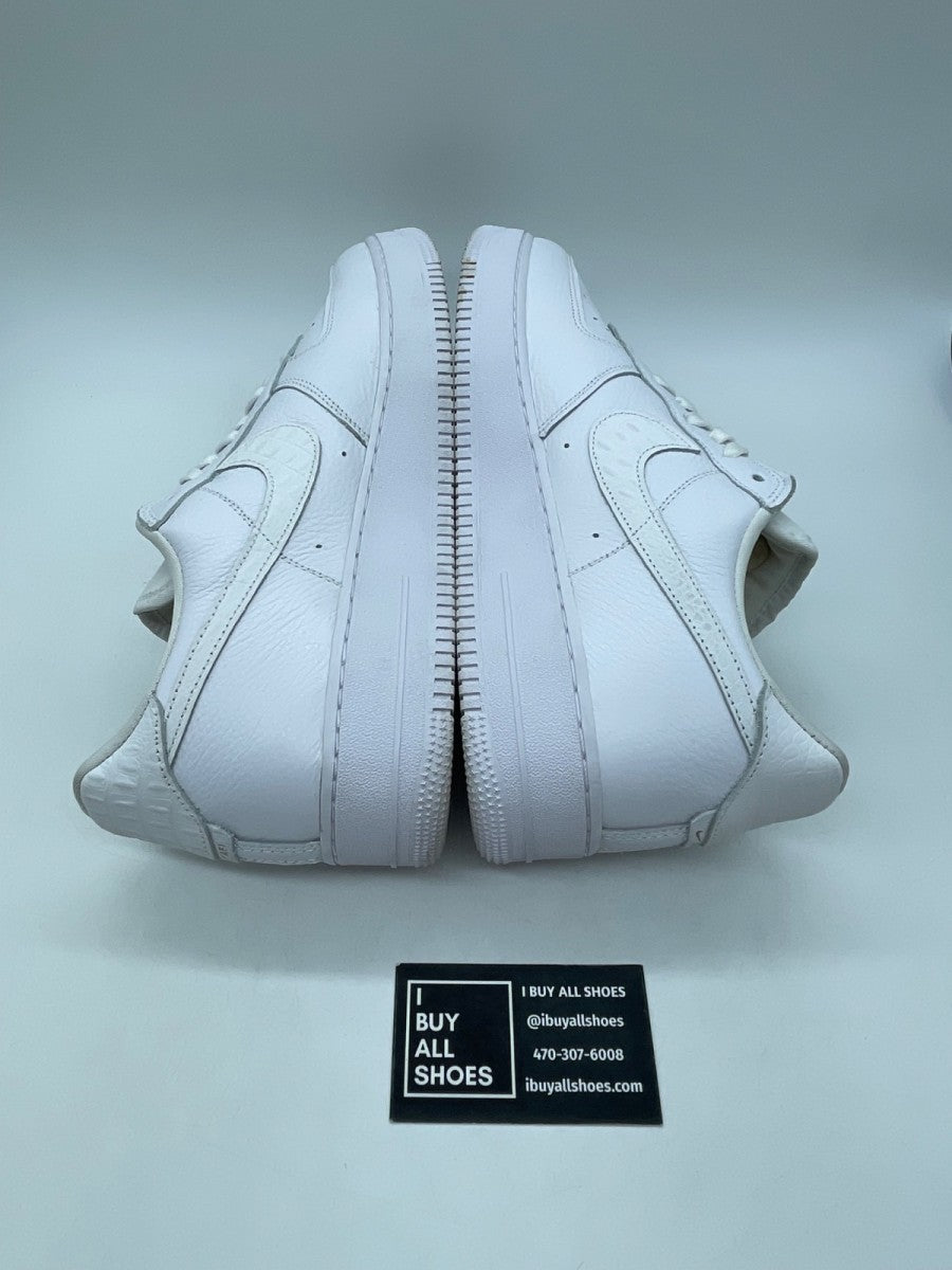 Nike Air Force 1 Low '07 Craft Quadruple White 13 (Moderately Worn Pre-Owned) - Image 6