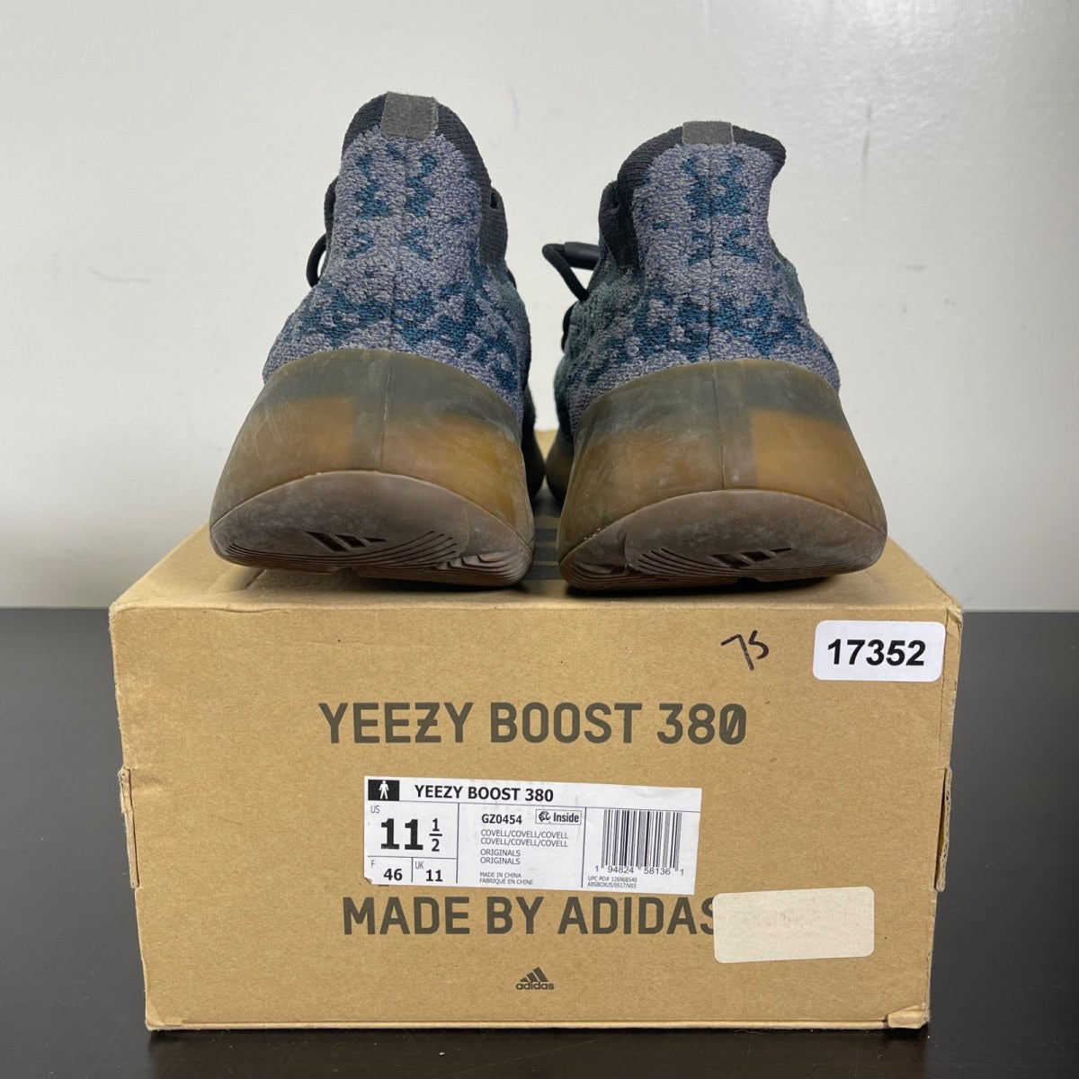 adidas Yeezy Boost 380 Covellite 11.5 (Moderately Worn Pre-Owned)adidasCovellite/Covellite/Covellite - Image 4