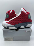 Jordan 13 Retro Gym Red Flint Grey 10 (Moderately Worn Pre-Owned)JordanGym Red/Flint Grey-White-Black - Image 1