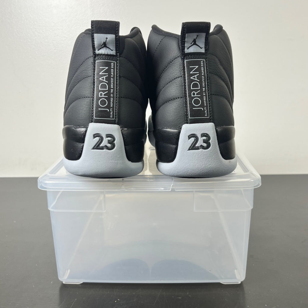 Jordan 12 Retro Barons 13 (New Pre-Owned)JordanBlack/Wolf Grey-White - Image 4