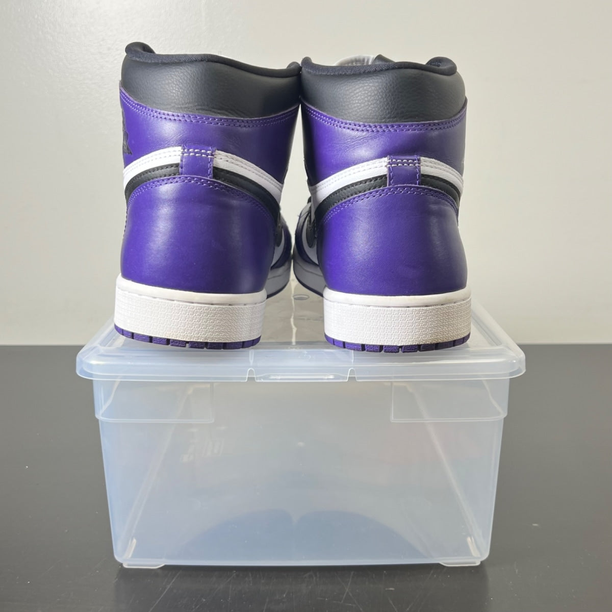 Jordan 1 Retro High Court Purple White 13 (Lightly Worn Pre-Owned)JordanCourt Purple/White-Black - Image 4
