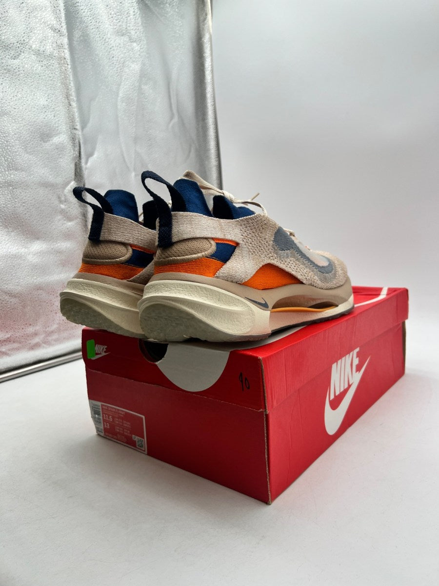 Nike Spark Flyknit Tan Total Orange 11.5 (Lightly Worn Pre-Owned)NikeHemp/College Navy-Total Orange - Image 5