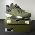 Jordan 4 Retro SE Craft Medium Olive 13 (Moderately Worn Pre-Owned)JordanMedium Olive/Pale Vanilla/Khaki/Black/Sail - Image 1