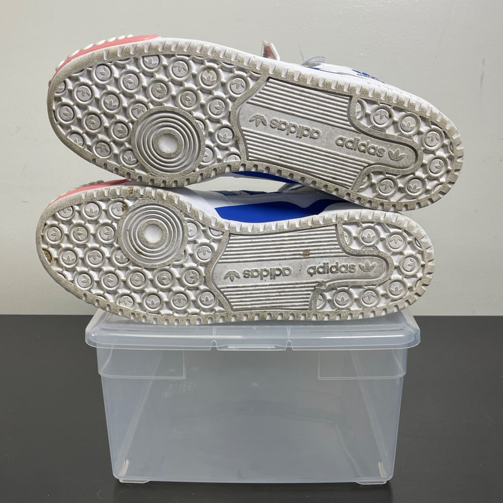 adidas Forum High Kerwin Frost Humanarchives 10 (Moderately Worn Pre-Owned)adidasWhite/Blue/Grey - Image 5