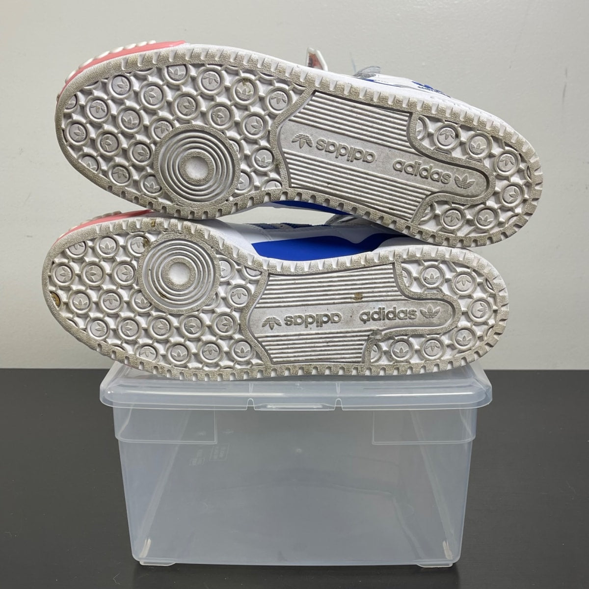 adidas Forum High Kerwin Frost Humanarchives 10 (Moderately Worn Pre-Owned)adidasWhite/Blue/Grey - Image 5