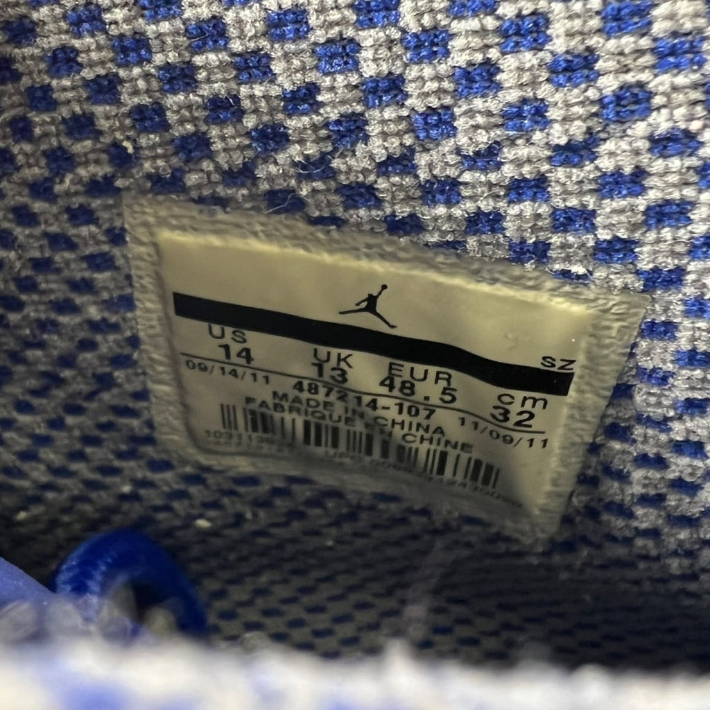 Jordan 10 Retro Old Royal 14 (Heavily Worn Pre-Owned)JordanWhite/Old Royal-Stealth - Image 7